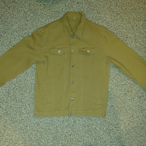 Brown China Denim Jacket - Picture 1 of 5